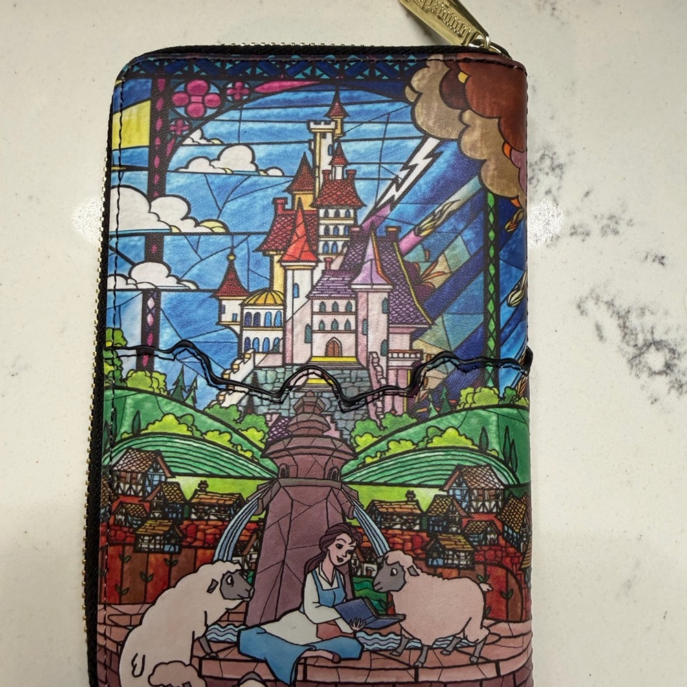 Loungefly Beauty And The Beast Disney Floral Back… - image 7